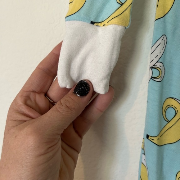 Little Sleepies Zipper Pajamas for Baby Boys & Baby Girls, Banana 3-6 - Picture 7 of 10